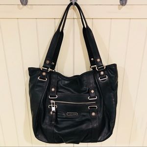 Tyler Rodan Black Vegan Leather Tote